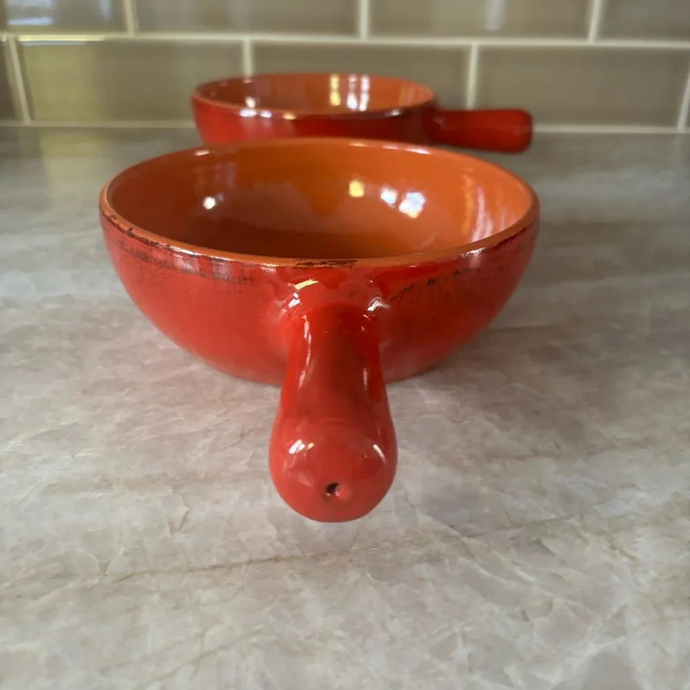 De Silva Terracotta Red Casserole Baking Serving Bowls  Made in Italy